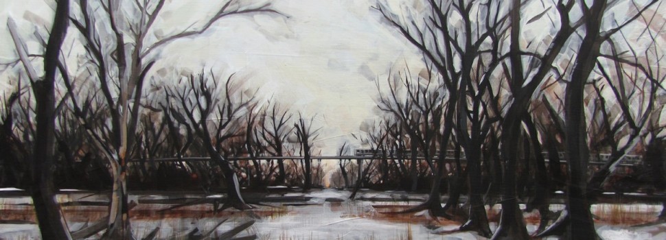 A piece by David Rettker, one of our featured artists for our annual art exhibition and auction, Into the Woods.