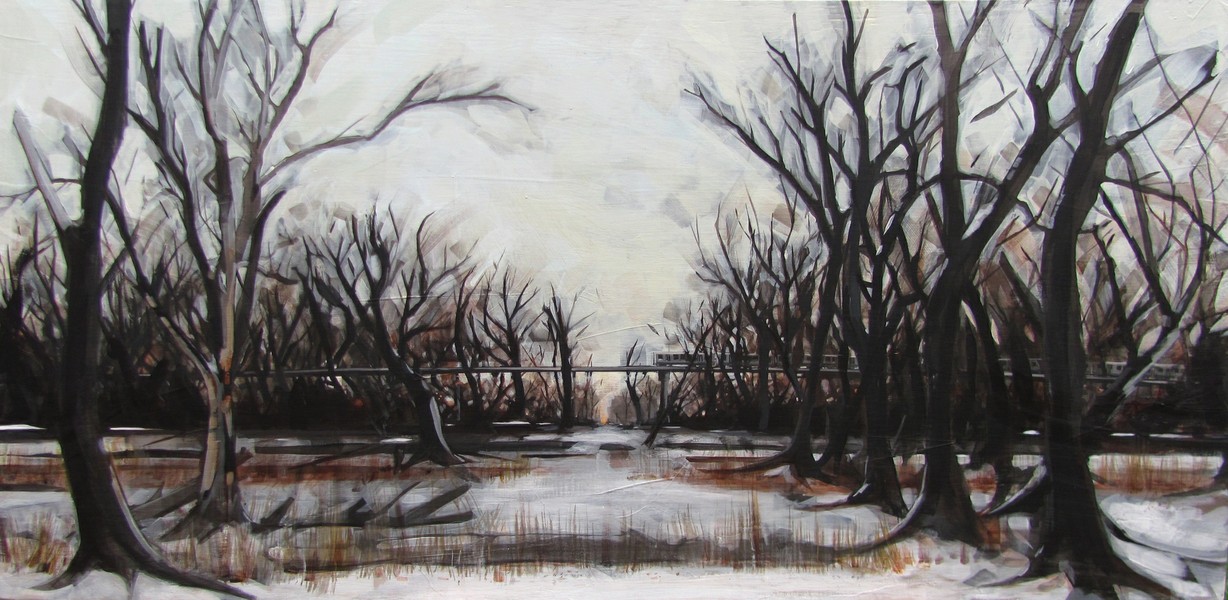 A piece by David Rettker, one of our featured artists for our annual art exhibition and auction, Into the Woods.