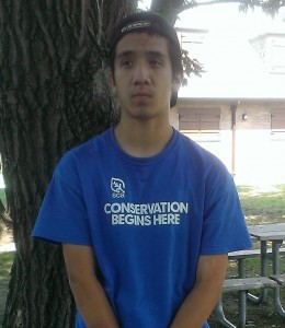 Jose Dondiego, Chicago Conservation Leadership Corps Eggers Grove crew member