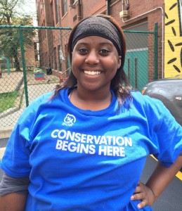 Chicago Conservation Leadership Corps Whistler Woods Crew Member Kyana Harrod
