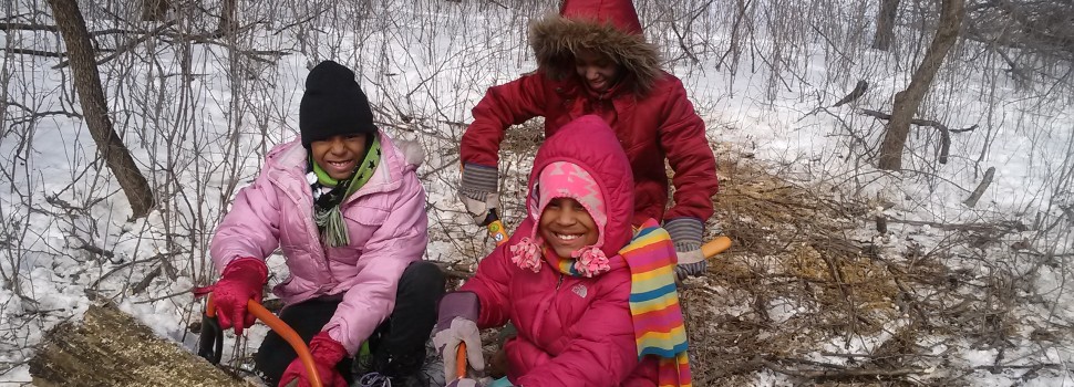 They might be young, but even the smallest volunteers can make a difference at Whistler Woods!