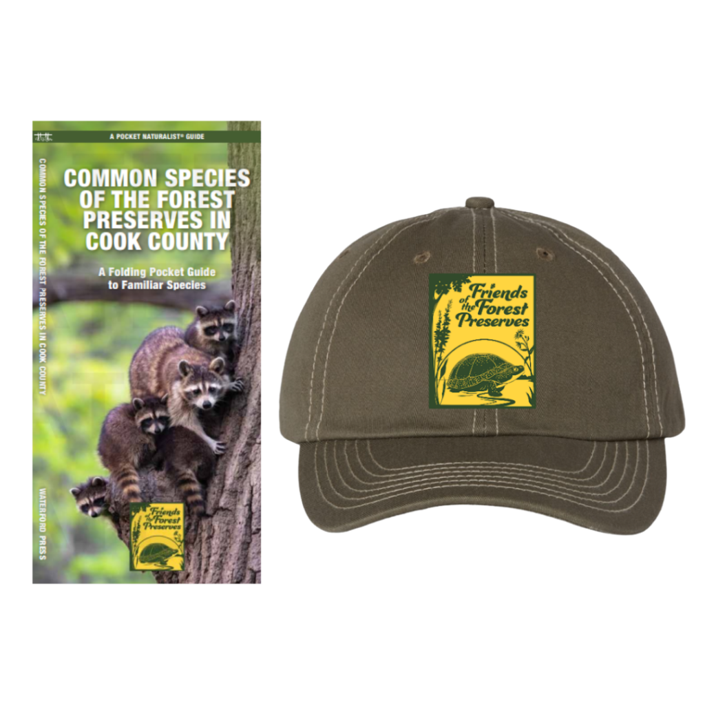 Friends branded hat and nature pocket guide