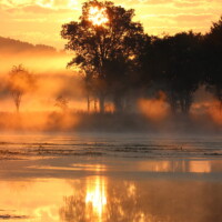 2018 Runner up – “Foggy sunrise” by Jeffrey Roller Jr. at Sag Quarry East in Lemont